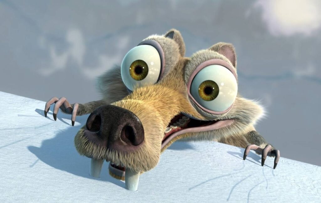 A Era Do Gelo Scrat Esquilo Do Filme Pega A Noz Assista