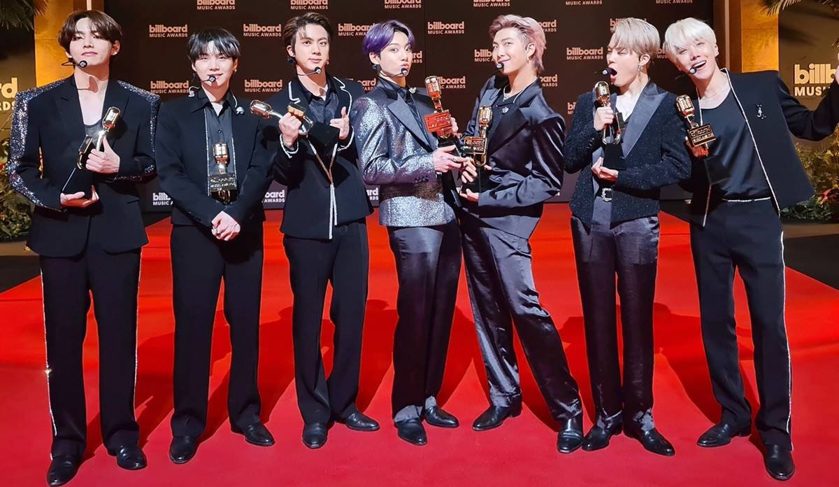 BTS vence quatro categorias no Bilboard Music Awards 2021