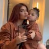 Kylie Jenner e a filha, Stormi
