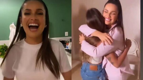 Anitta se encontra com Juliette pela primeira vez