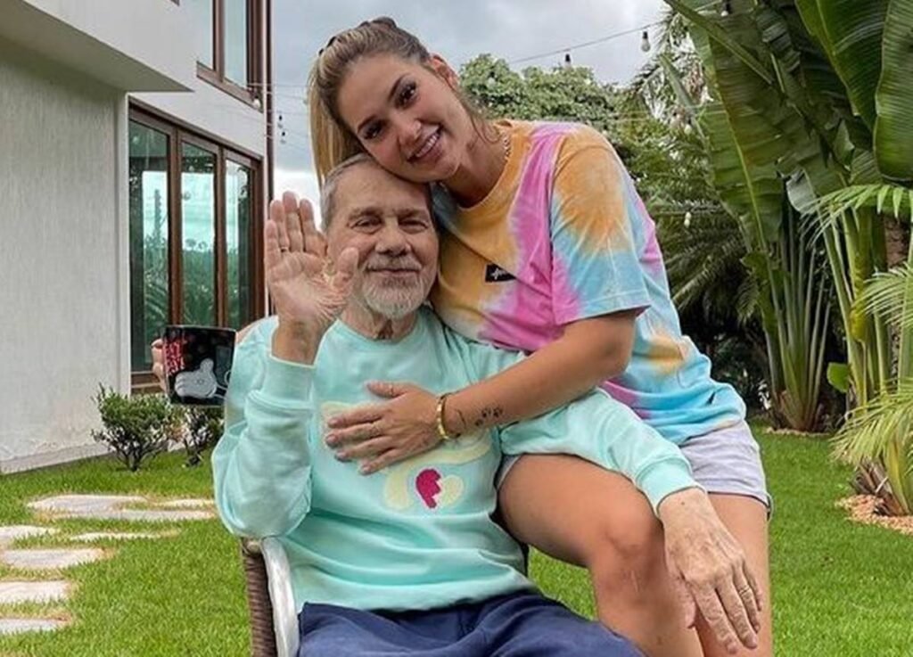 Virginia Fonseca e o pai