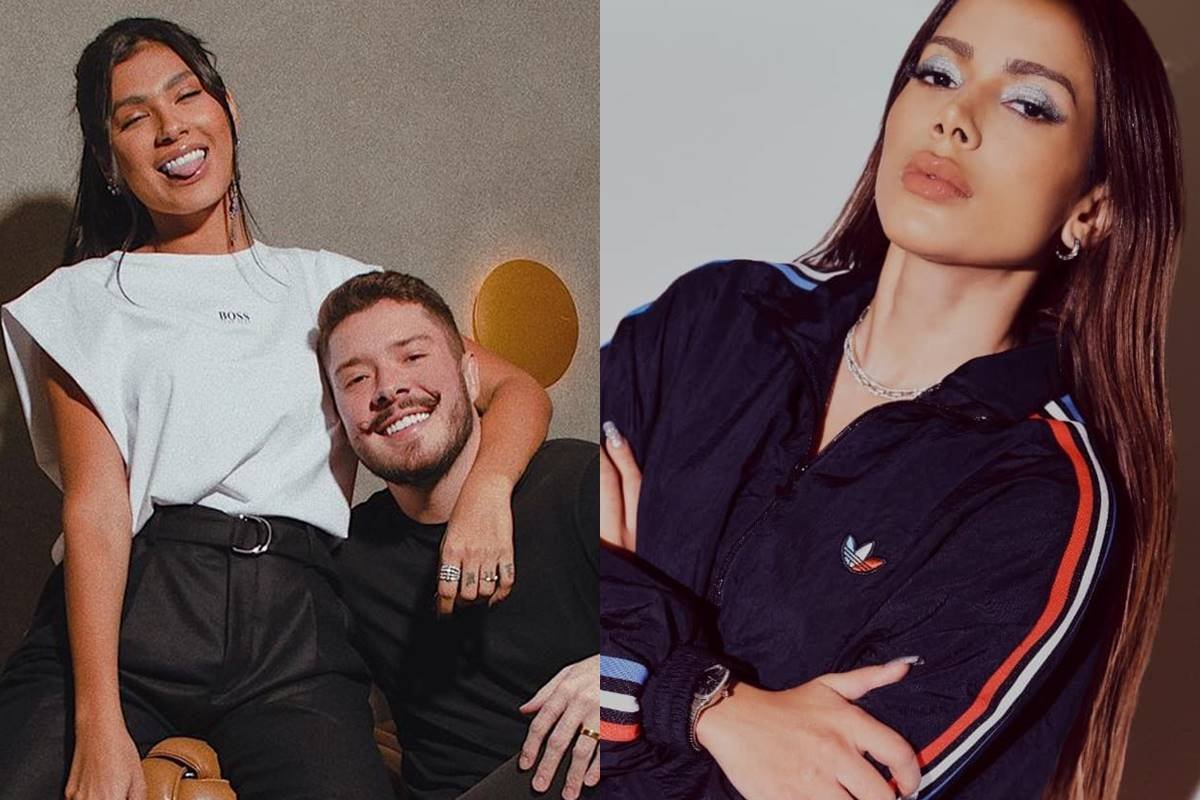 Pocah filma momento inusitado com o noivo, Ronan Souza e sua ex, Anitta