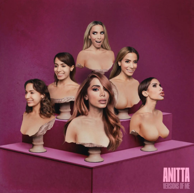 Capa de Versions Of Me, novo álbum de Anitta