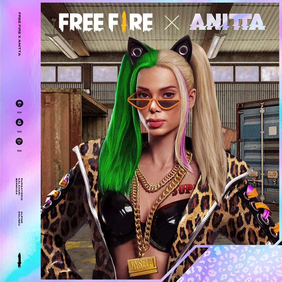 Anitta ganha personagem no Free Fire