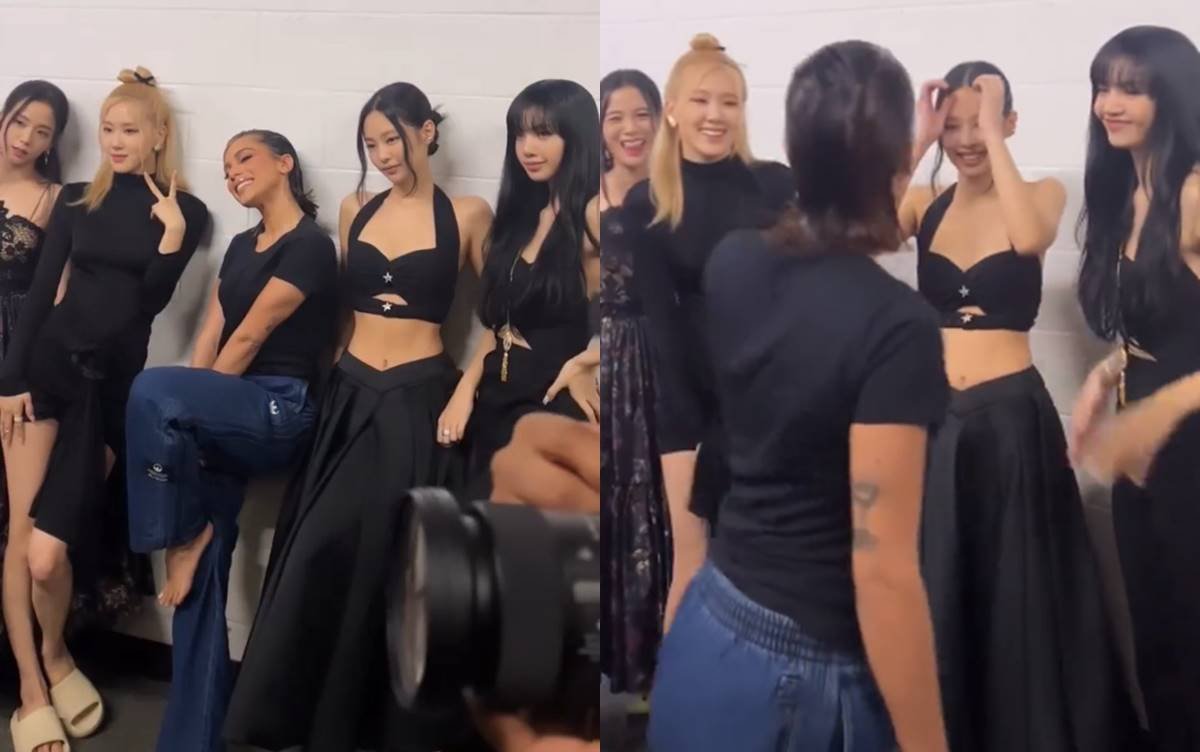 BLACKPINK e Anitta se encontram nos bastidores do VMA 2022