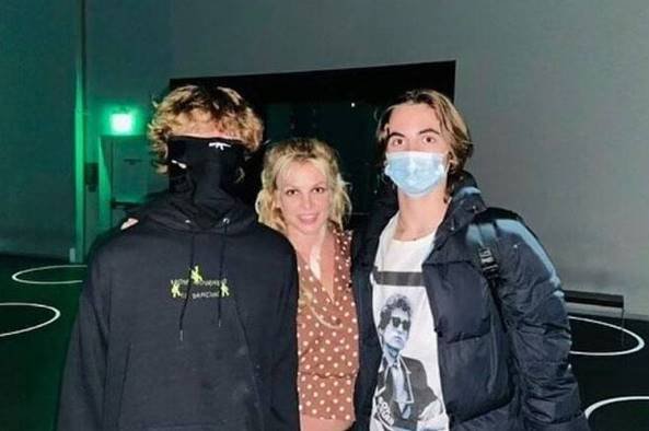 Britney Spears e os filhos