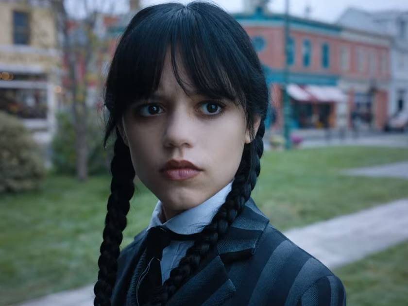 Jenna Ortega é Wandinha na série da Netflix