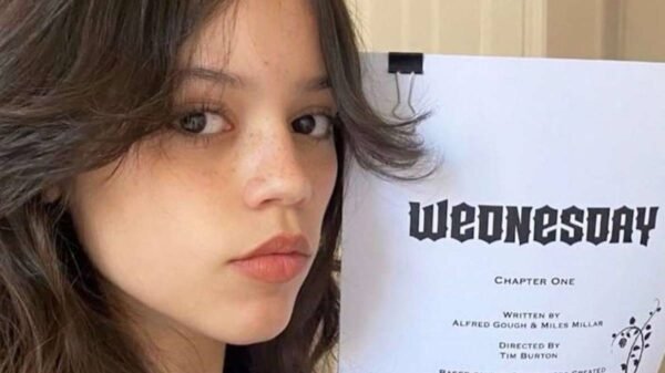 Jenna Ortega vive Wandinha na série da Netflix