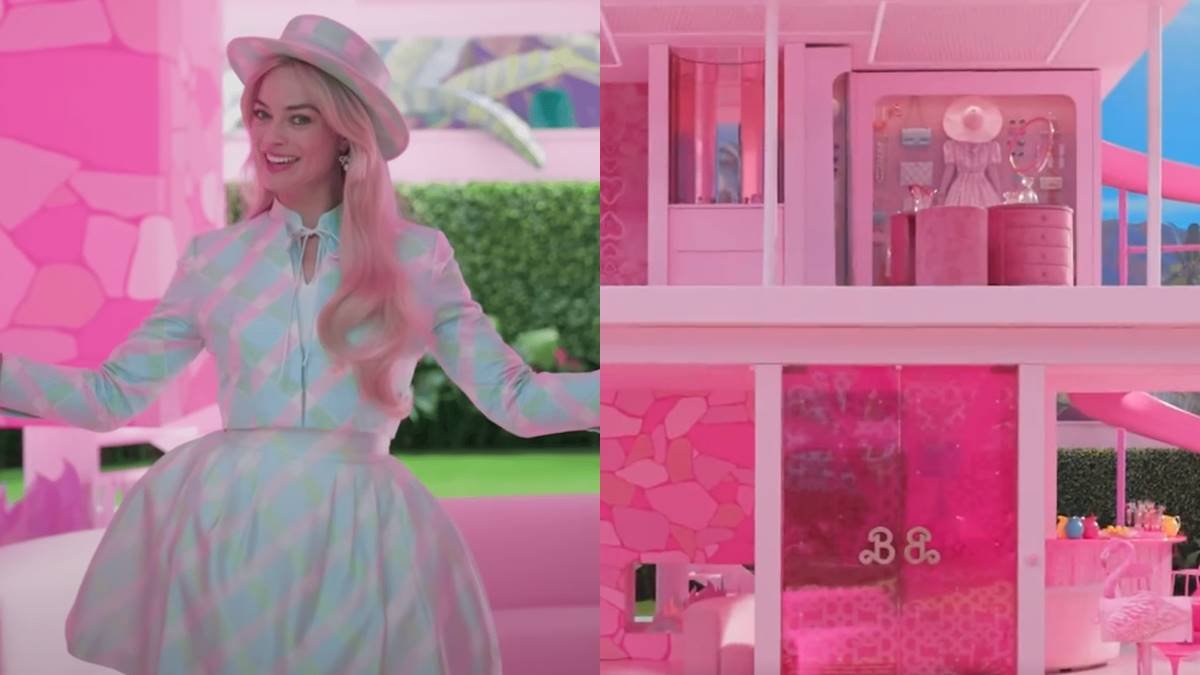Margot Robbie faz tour pela Casa dos Sonhos da Barbie