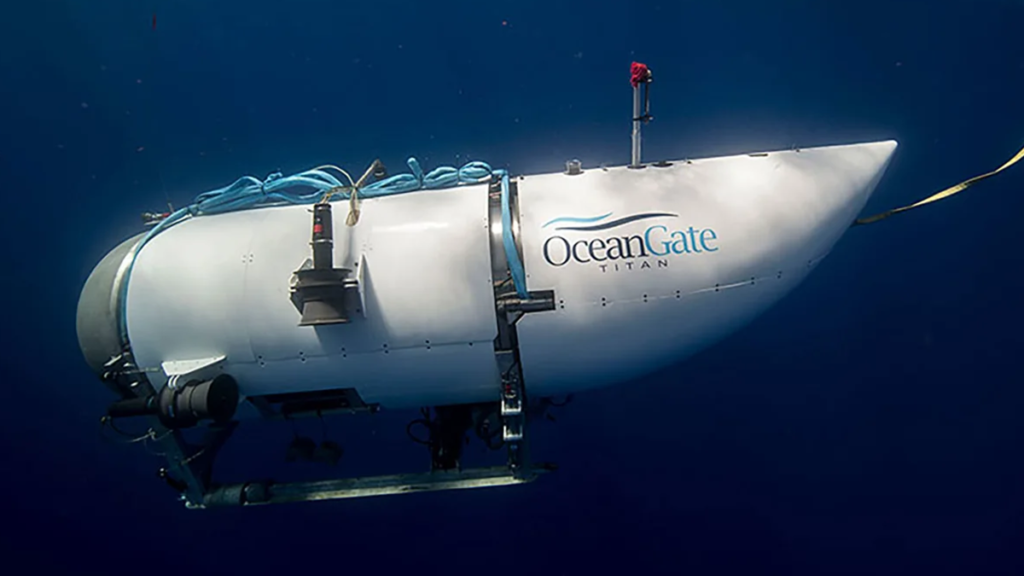 Submarino da OceanGate está desaparecido em expedição do Titanic