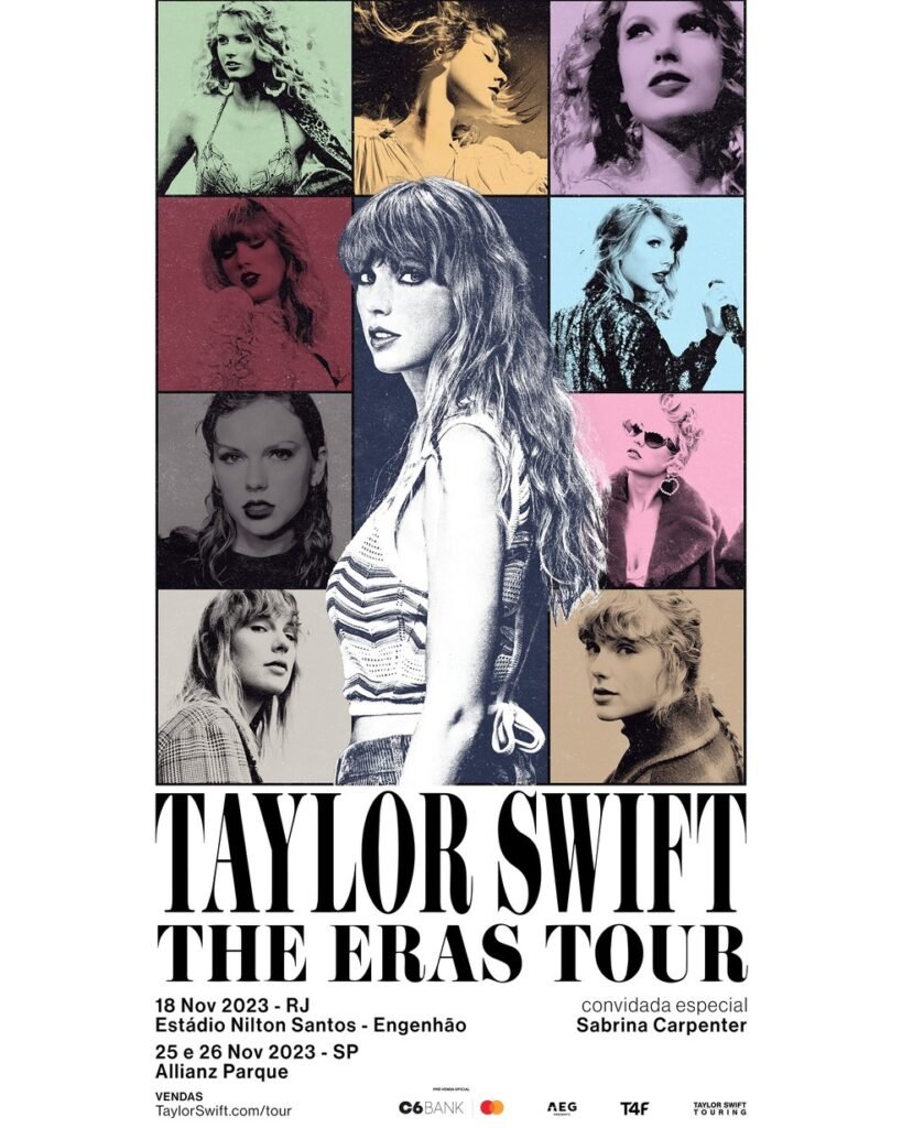 Taylor Swift é anunciada no Brasil com a The Eras Tour