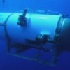 Titan, submarino da OceanGate; destroços são encontrados