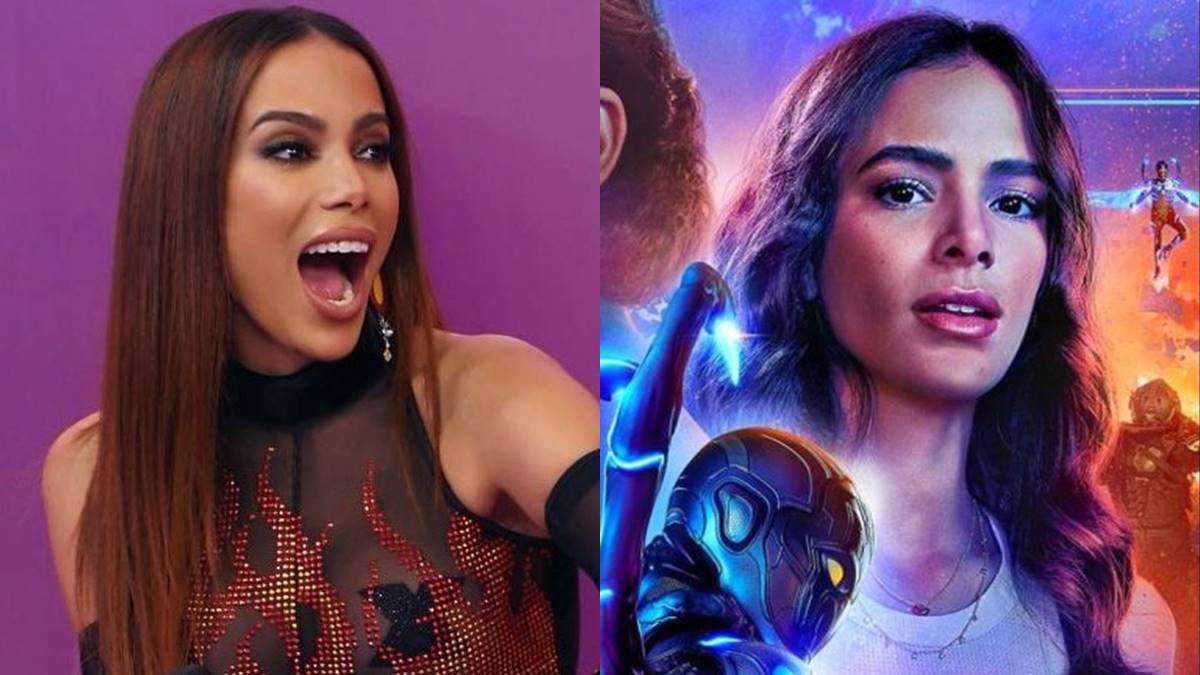 Anitta comemora estreia de Bruna Marquezine em Besouro Azul