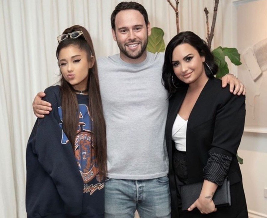 Ariana Grande e Demi Lovato rompem com Scooter Braun