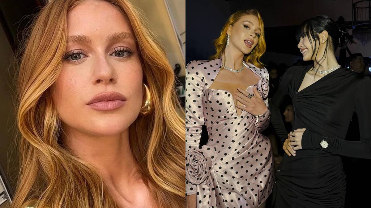 Marina Ruy Barbosa se encontra com Lisa, do BLACKPINK