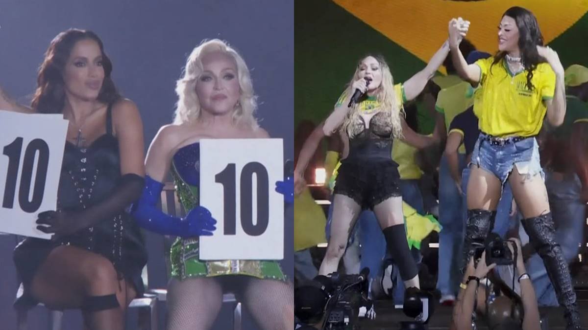 Madonna, Anitta e Pabllo Vittar em show de Copacabana