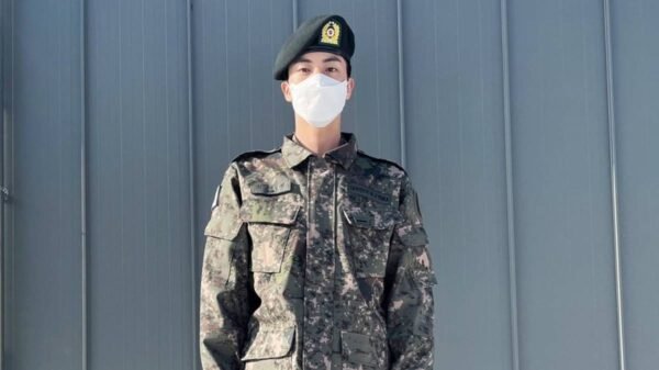 Jin do BTS no exército