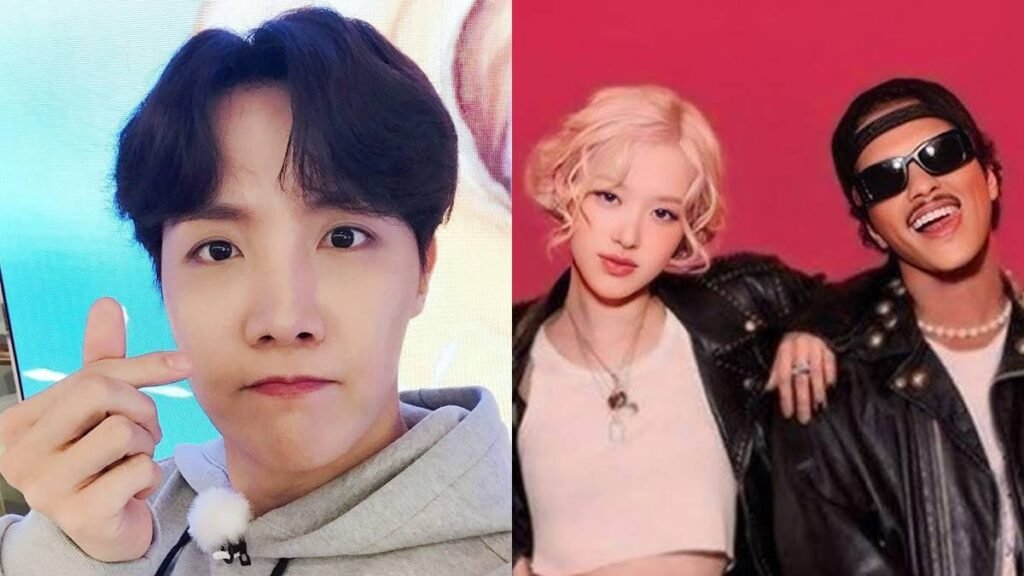 J-Hope do BTS dança música de Rosé com Bruno Mars