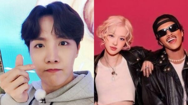 J-Hope do BTS dança música de Rosé com Bruno Mars