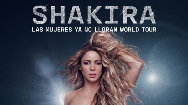 Shakira no Brasil com a Las Mujeres Ya No Lloran World Tour