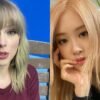 Taylor Swift e Rosé do BLACKPINK