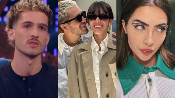 João Guilherme e Bruna Marquezine encontram Jade Picon em evento