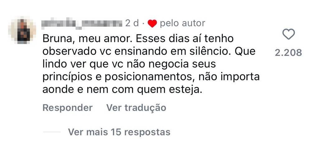 Bruna Marquezine curte comentário