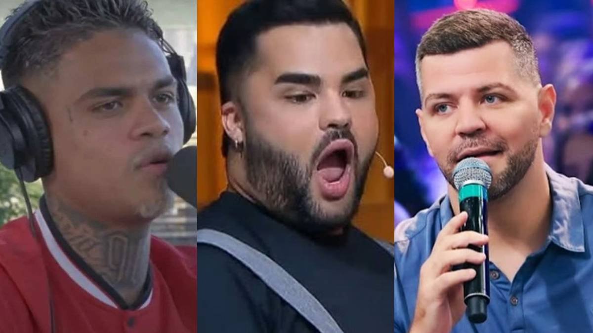 MC Cabelinho, Lucas Guedez e Victor Sarro