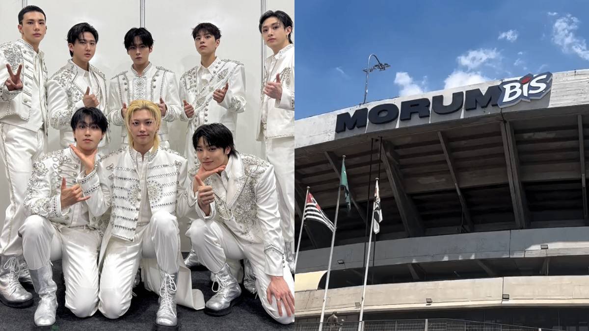 Stray Kids faz show no estádio do São Paulo
