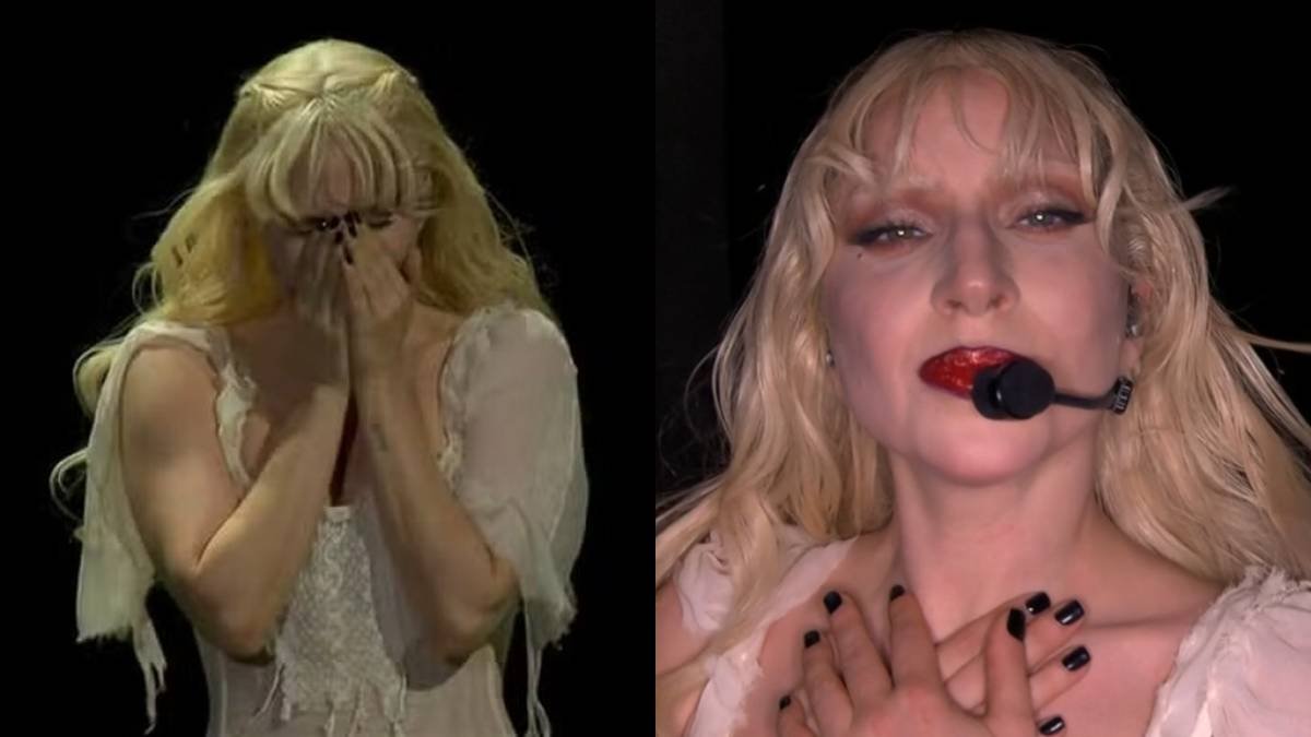 Lady Gaga em Copacabana (Foto: TV Globo/Reprodução)